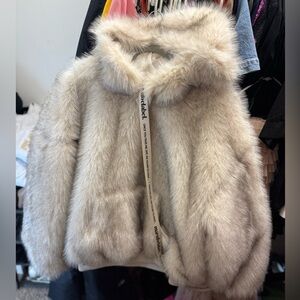 marsthelabel Fur Hooded Jacket SOLD OUT online